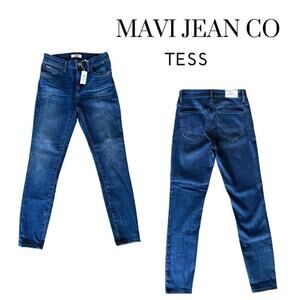 Mavi Tess Super Skinny Women's Jeans In Smoky Blue Stretch Size 27